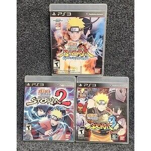 PS3 Naruto Shippuden: Ultimate Ninja Storm 1, 2 & 3 PlayStation 3 Tested